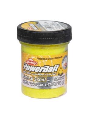 BERKLEY Powerbait ® Natural scent dought (Sunshine Yellow / GARLİC)