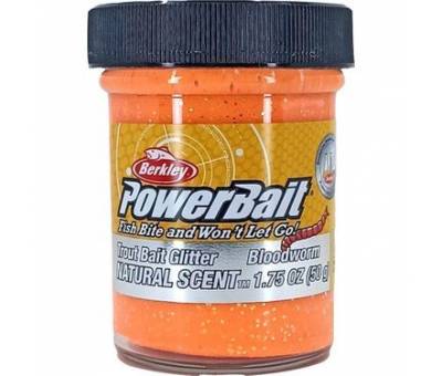 BERKLEY PowerBait® Natural scent dought (Orange/Bloodworm)