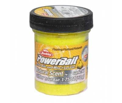 BERKLEY Powerbait ® Natural scent dought (Sunshine Yellow / GARLİC)